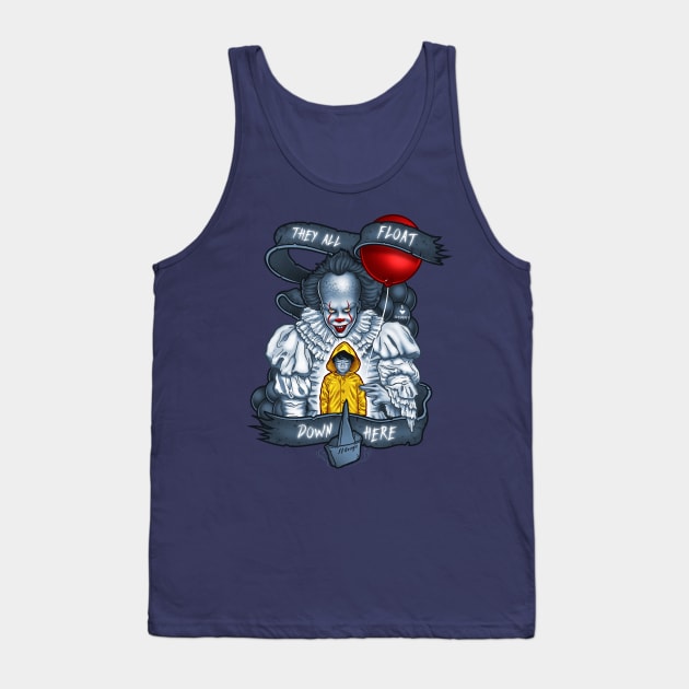 They all float Tank Top by Lupo